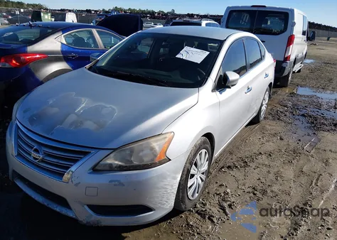 2013 Nissan Sentra Sv z USA, uszkodzony, nr VIN 1N4AB7AP6DN906574